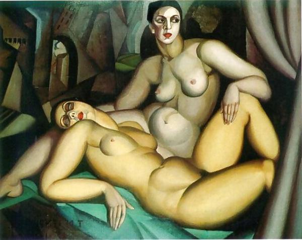 25P Tamara de Lempicka Art Deco painter and Glamour Star 