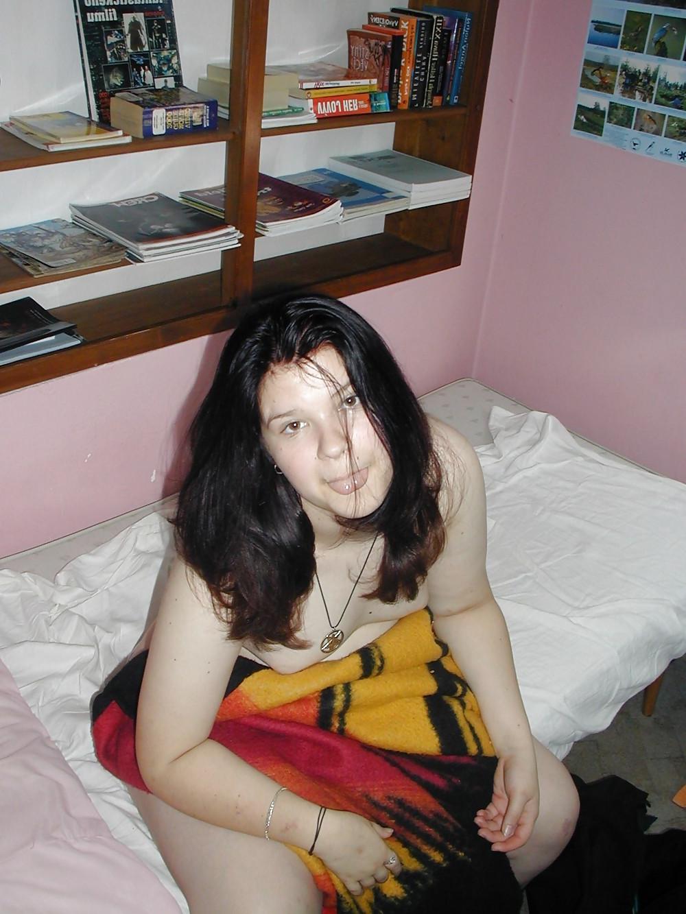 10P Chubby goth with small tits