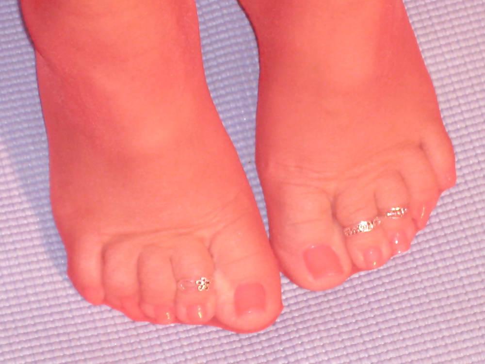 17P Sexy Nylon Feet Toes