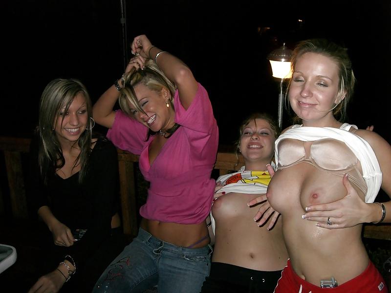 10P Naughty girls showing off their cute boobies