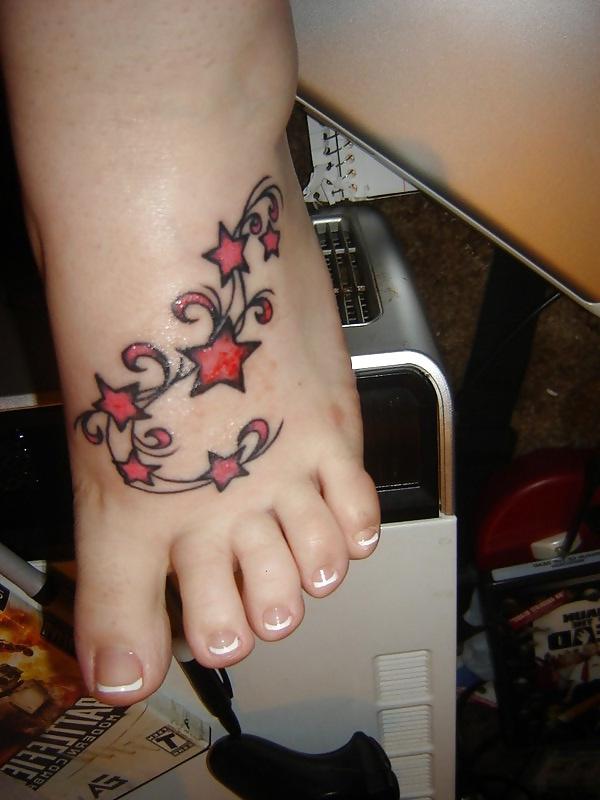 25P Sexy Tattooed Feet (mixed)