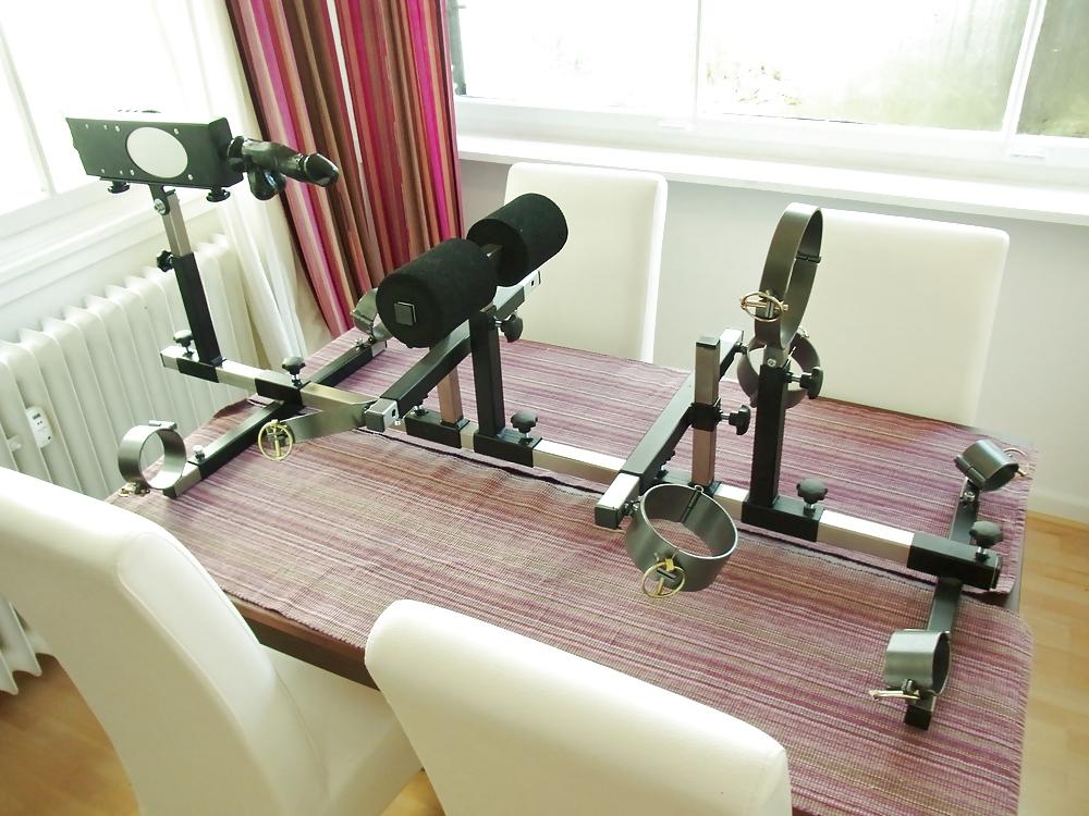 20P Chubby redhead Part19 floor pillory, clamps & bruised