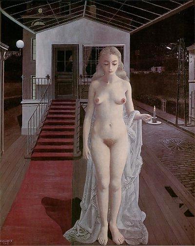 25P Painted EroPorn Art 69 - Paul Delvaux