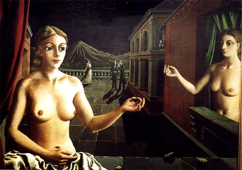 25P Painted EroPorn Art 69 - Paul Delvaux