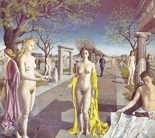 25P Painted EroPorn Art 69 - Paul Delvaux