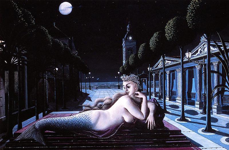 25P Painted EroPorn Art 69 - Paul Delvaux