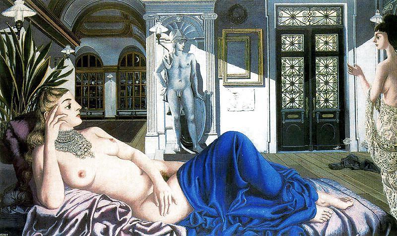 25P Painted EroPorn Art 69 - Paul Delvaux