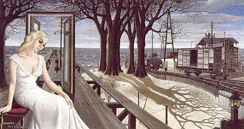 25P Painted EroPorn Art 69 - Paul Delvaux
