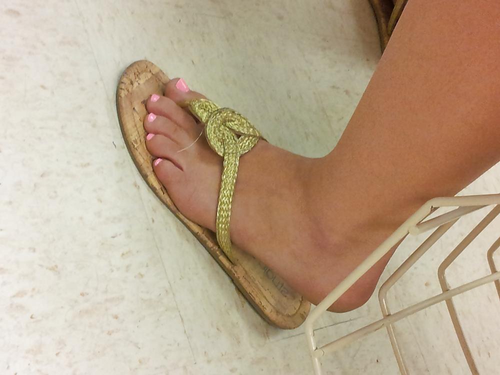 19P Candid High School Feet