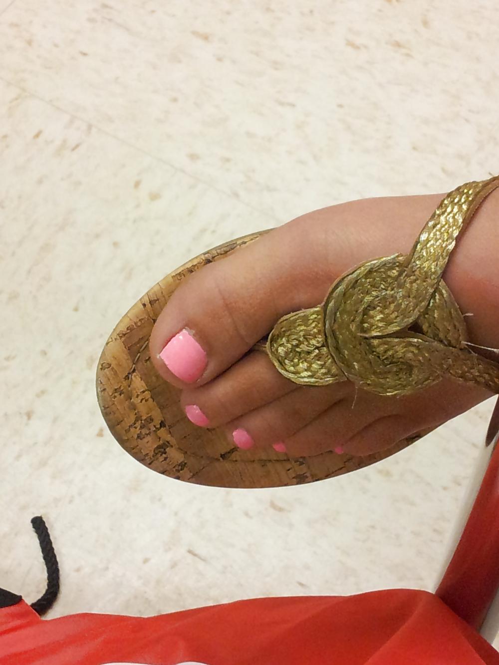 19P Candid High School Feet