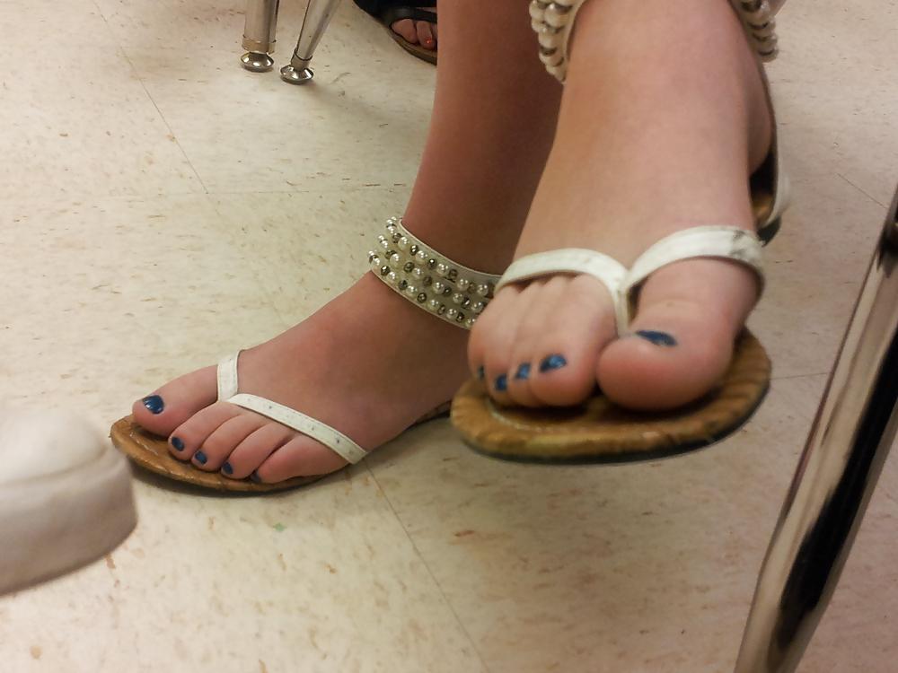 15P Candid High School Feet 5