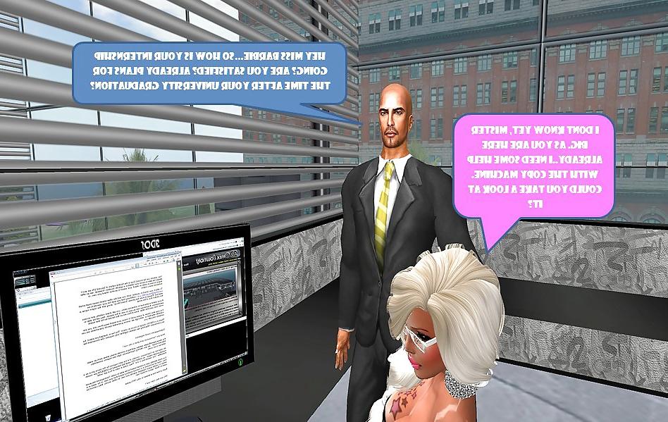11P Blond Business Bitch Barbie Fucked in Office