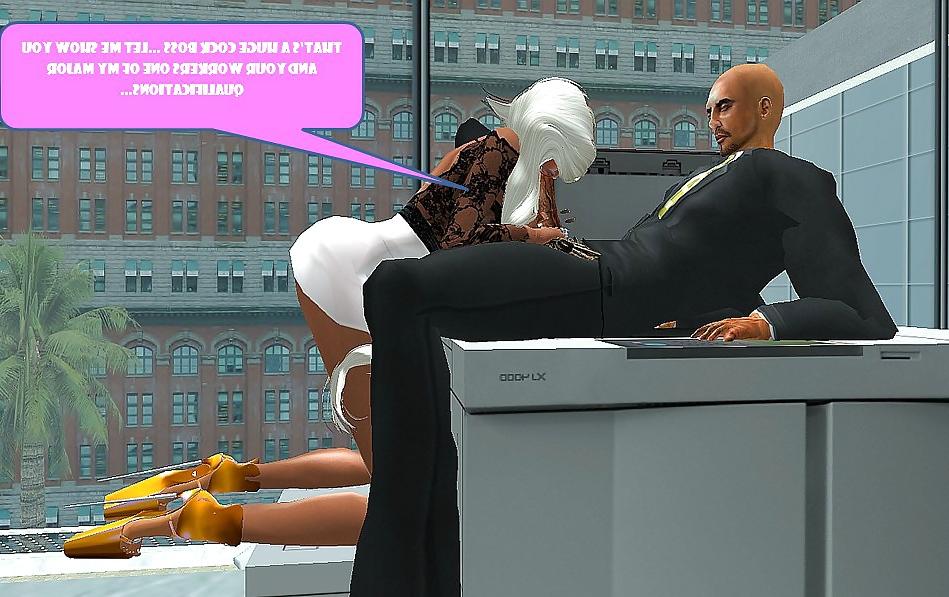 11P Blond Business Bitch Barbie Fucked in Office