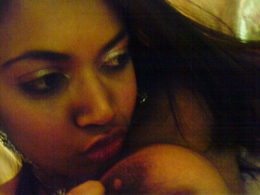 25P Sexy Black Chick With Glasses