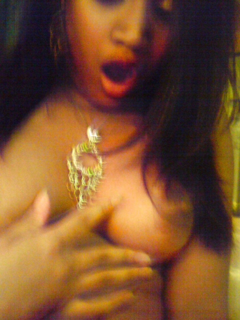 25P Sexy Black Chick With Glasses