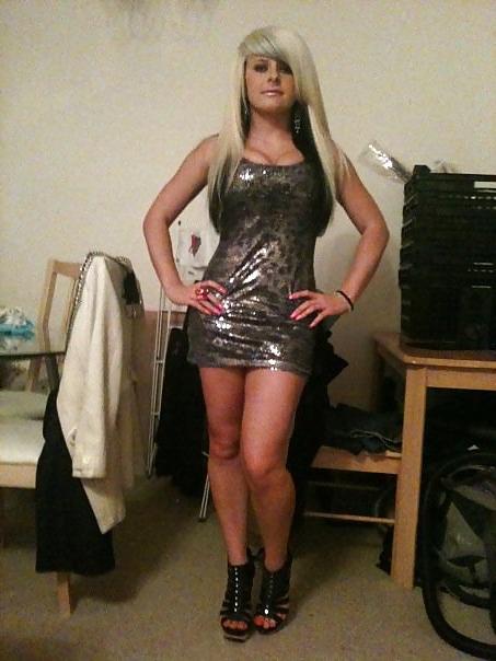 14P Sexy british uk chav slag whore