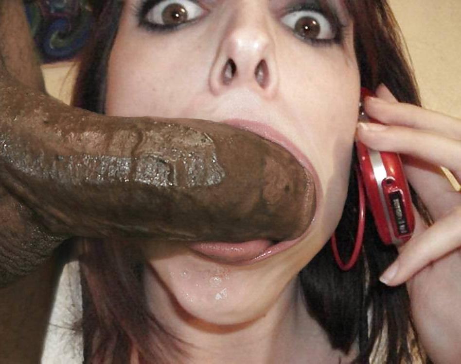 25P BBC !! - ANACONDA !! - Too big for her MOUTH !!