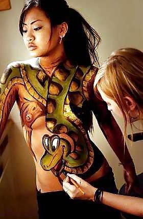 23P Erotic Body Art 3 - Body Painting 2