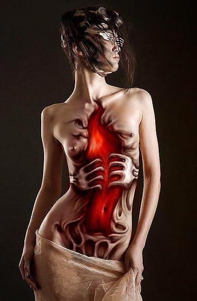 23P Erotic Body Art 3 - Body Painting 2