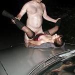 15P Russian whore at work in public