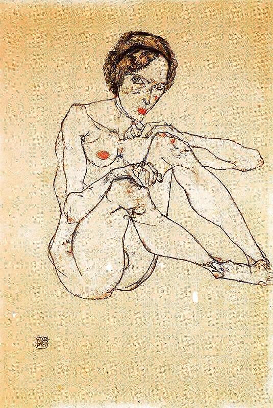 25P EGON SCHIELE - EROTISCHE KUNST