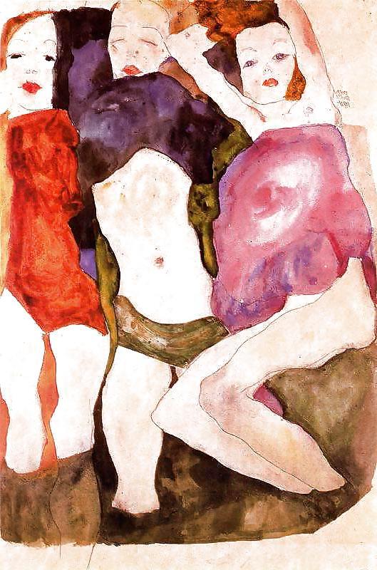 25P EGON SCHIELE - EROTISCHE KUNST