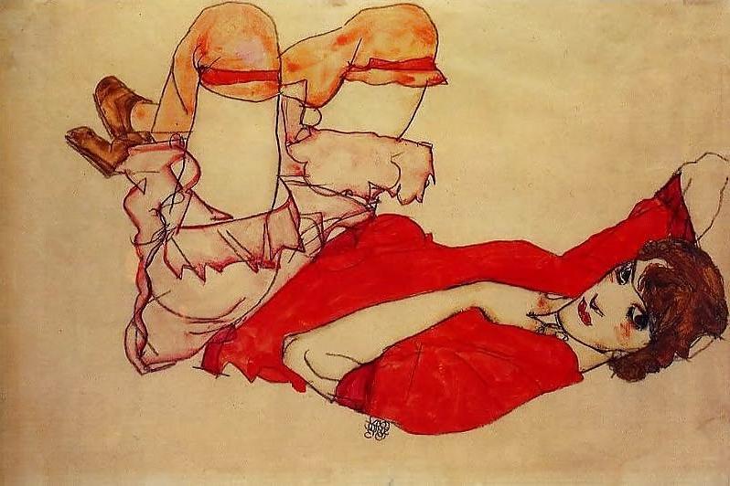 25P EGON SCHIELE - EROTISCHE KUNST