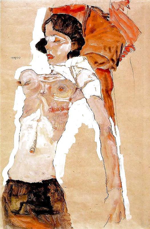 25P EGON SCHIELE - EROTISCHE KUNST