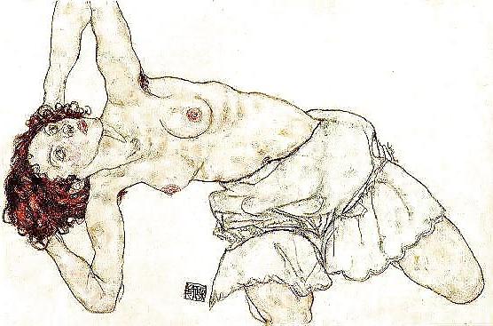 25P EGON SCHIELE - EROTISCHE KUNST