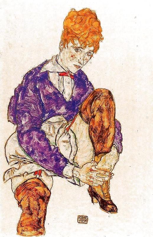 25P EGON SCHIELE - EROTISCHE KUNST