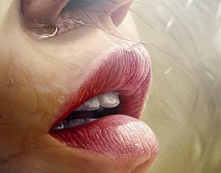 25P Art is not Porn#red lips