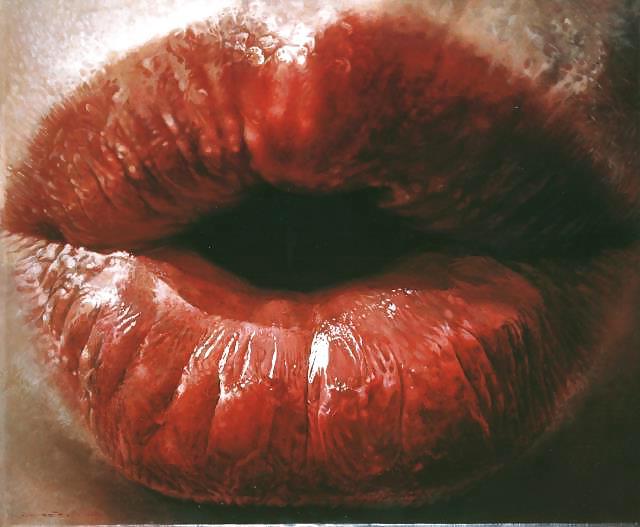 25P Art is not Porn#red lips
