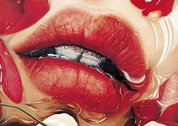 25P Art is not Porn#red lips