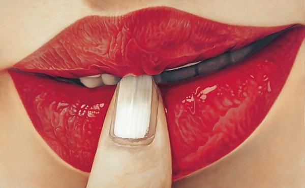 25P Art is not Porn#red lips