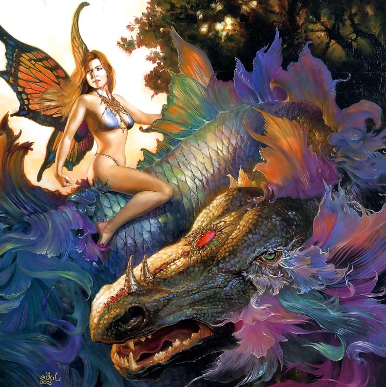 24P Erotic Fantasy Art 2 - Julie Bell