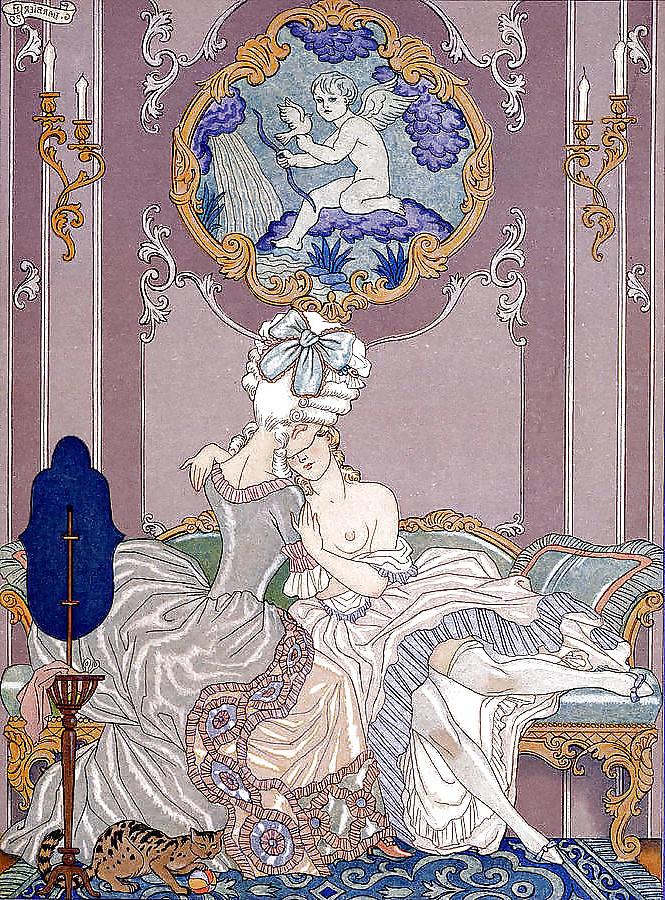 9P Vintage Lesbian Art