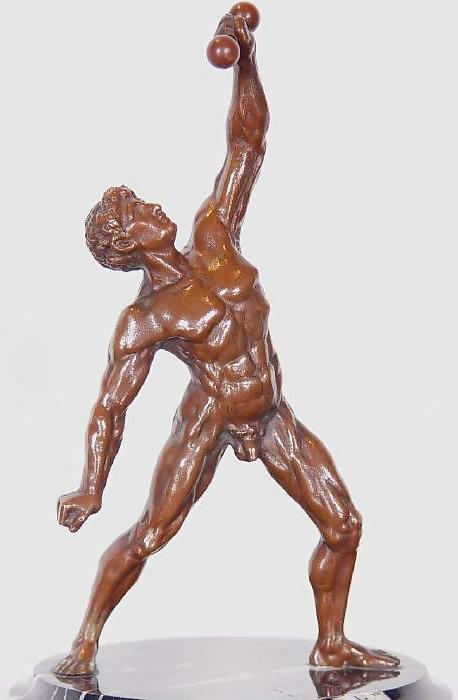 25P Art Deco Statuettes 1 - Workers, Sportsmen, Warriors 1