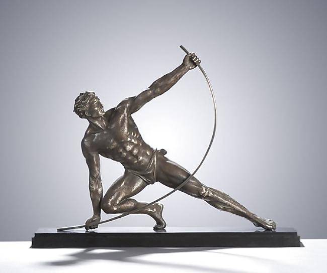 25P Art Deco Statuettes 1 - Workers, Sportsmen, Warriors 1