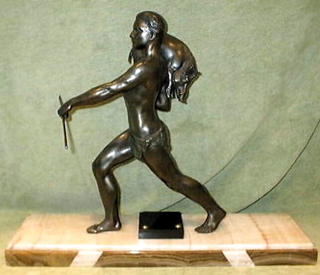 25P Art Deco Statuettes 1 - Workers, Sportsmen, Warriors 1
