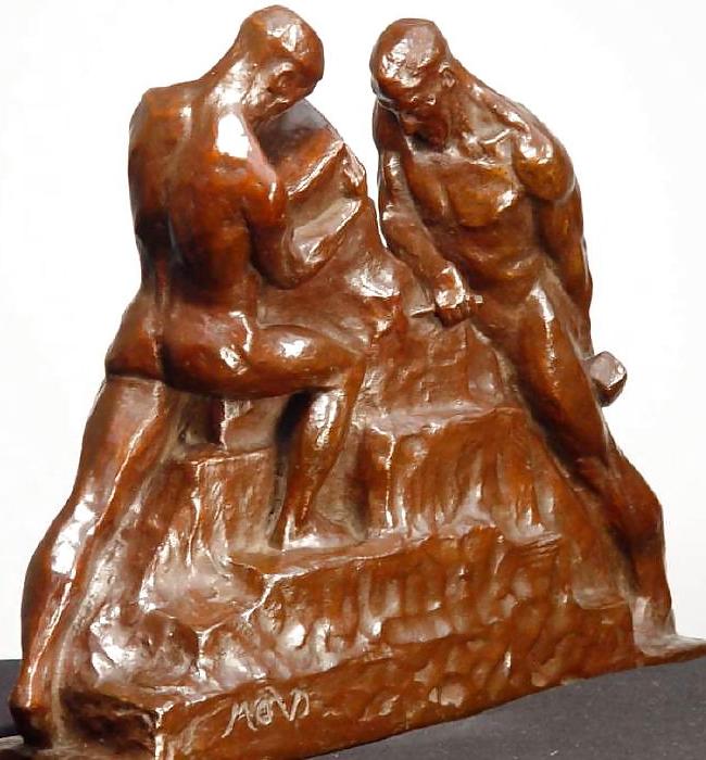 25P Art Deco Statuettes 1 - Workers, Sportsmen, Warriors 1