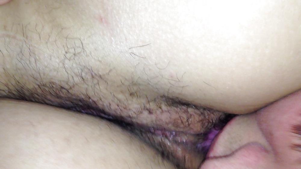 25P Licking my girlfriends hairy and juicy pussy