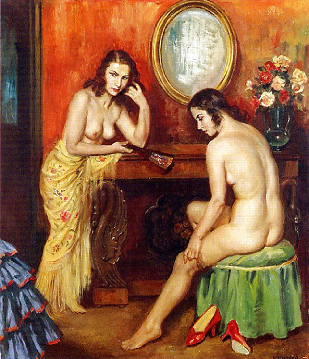 25P NUDE PAINTINGS ART (LL)