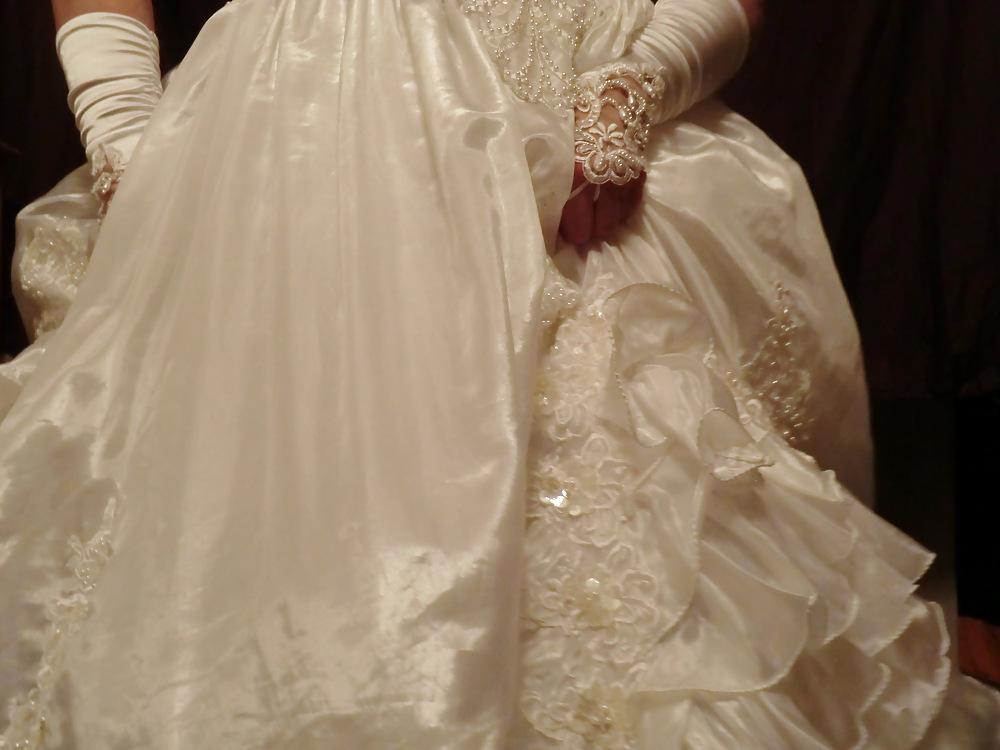 15P Sissy pantyhood bride 1