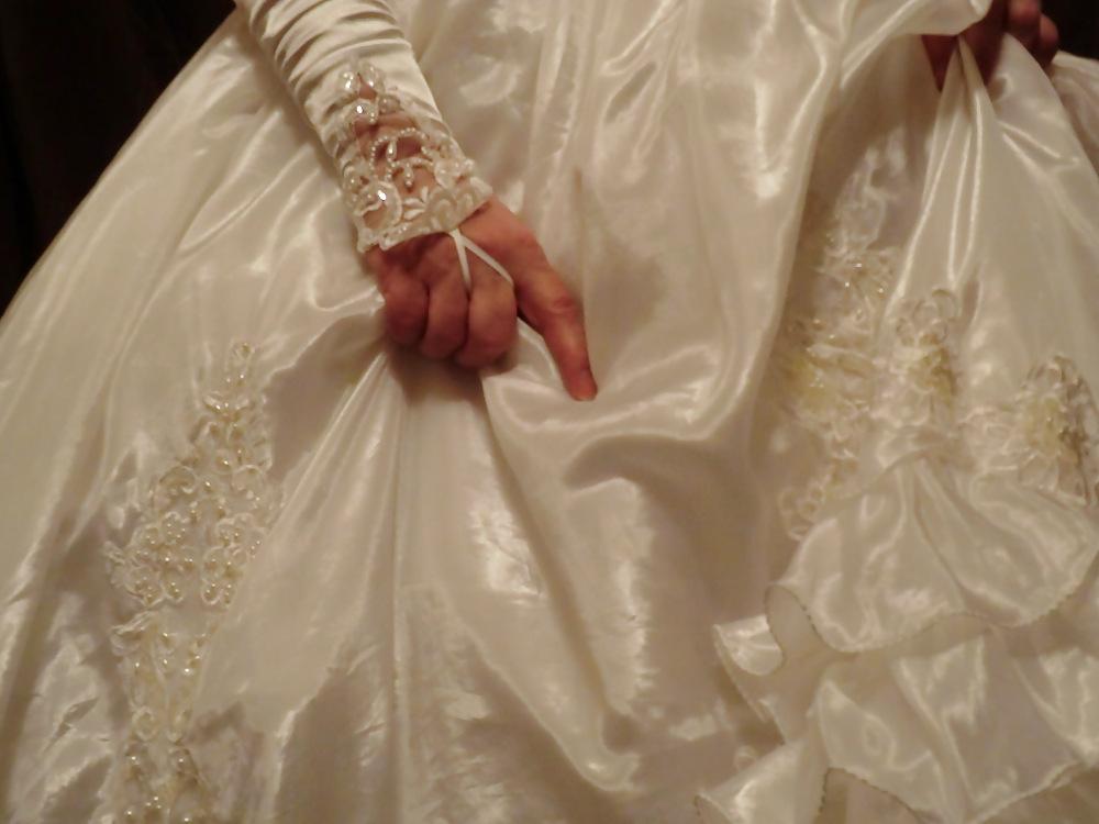 15P Sissy pantyhood bride 1