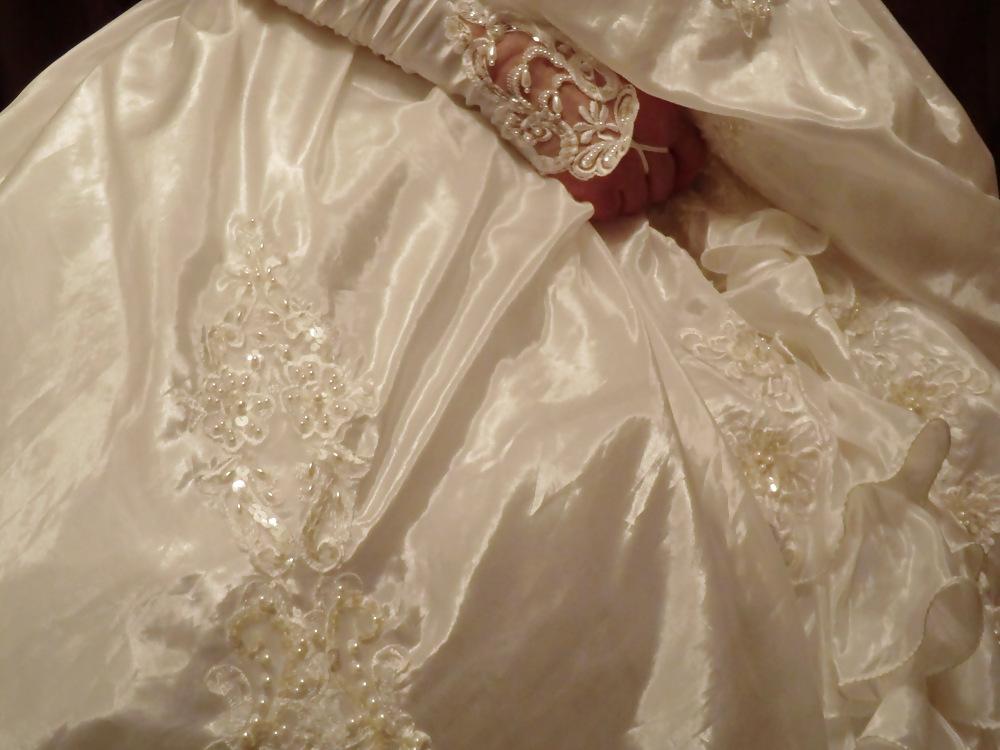 15P Sissy pantyhood bride 1