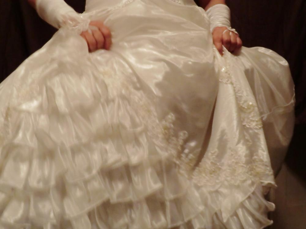 15P Sissy pantyhood bride 1