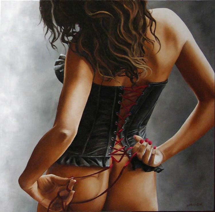 25P Painted EroPorn Art 88 - Annick Bouvattier