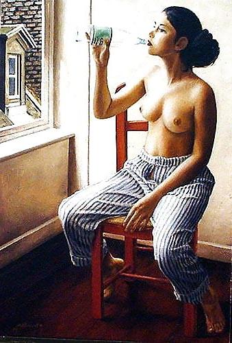 25P Painted EroPorn Art 88 - Annick Bouvattier