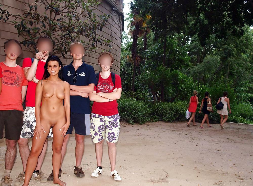 15P Laeticia - Flashing Nude In Public