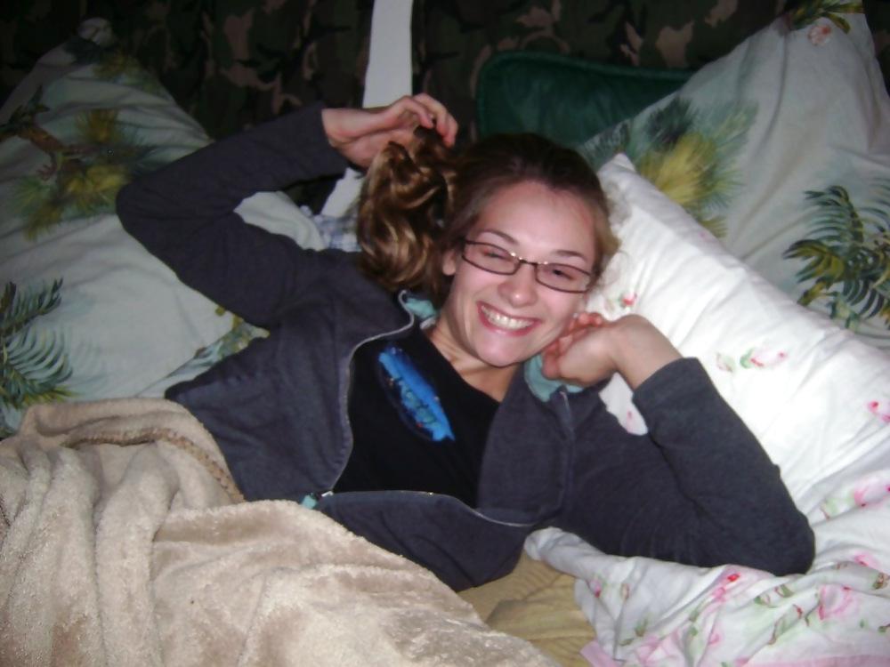 24P Girl with glasses masturbation and oral sex